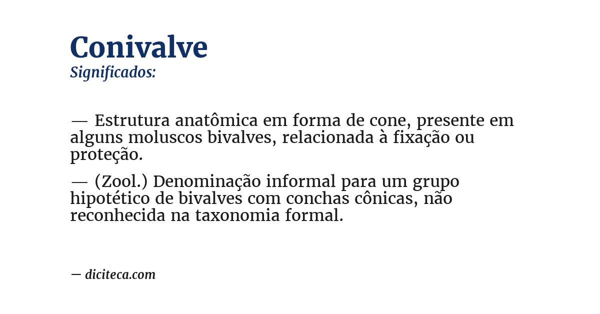 Significado de conivalve