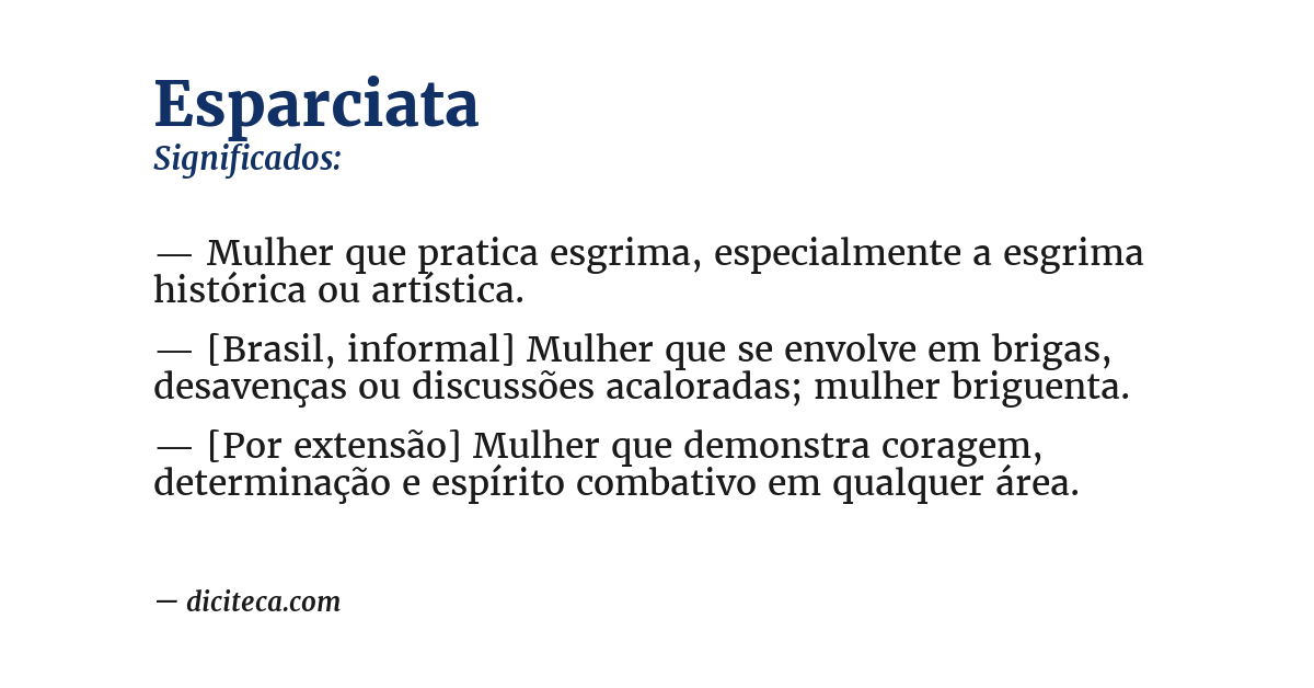 Significado de esparciata