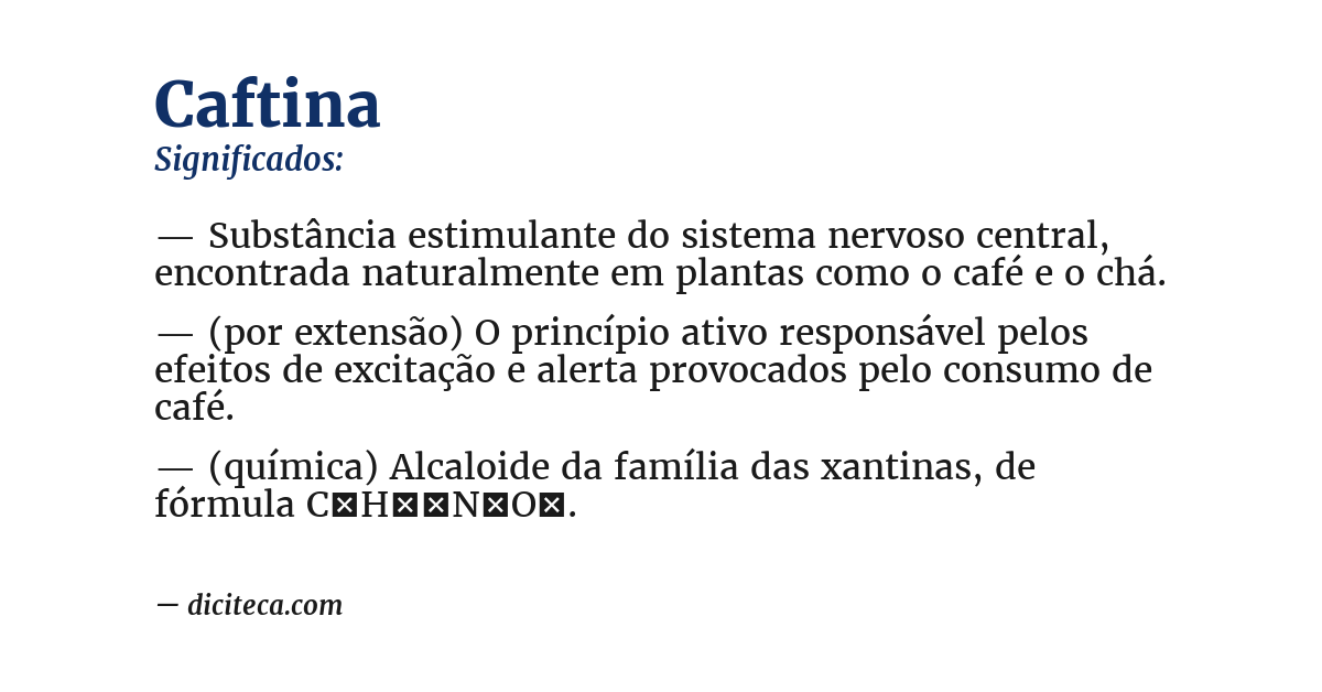 Significado de caftina