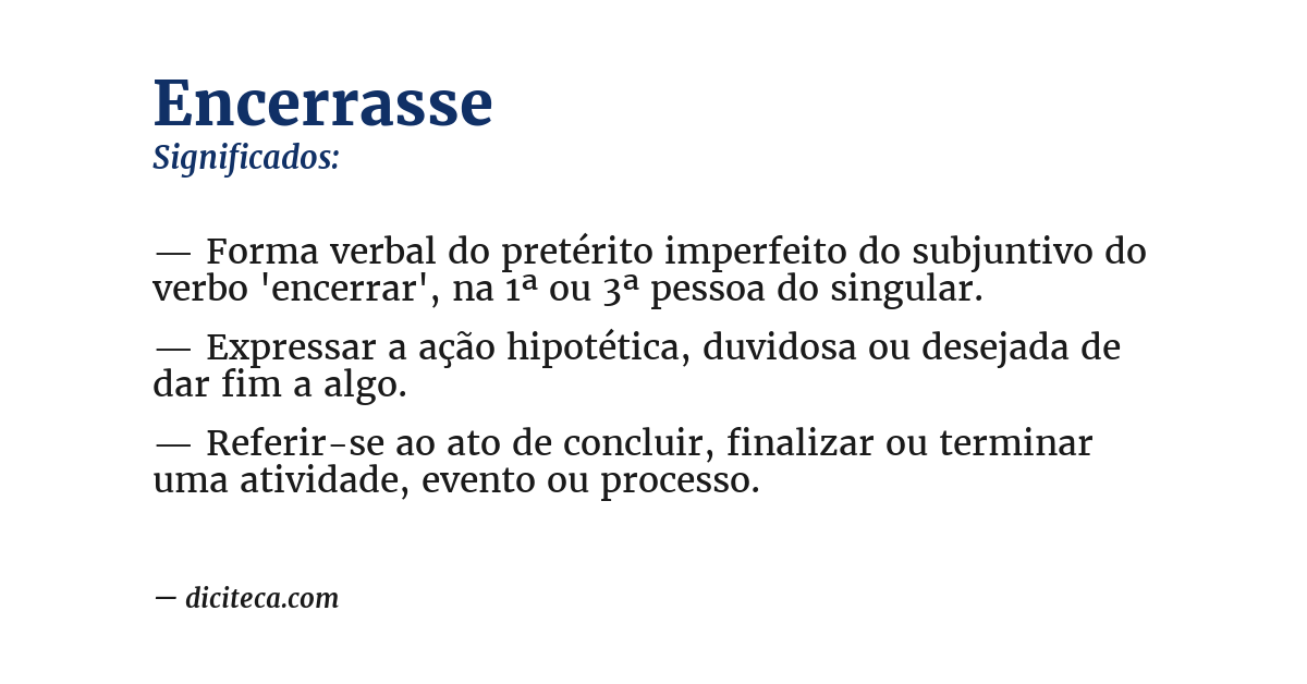 Significado de encerrasse
