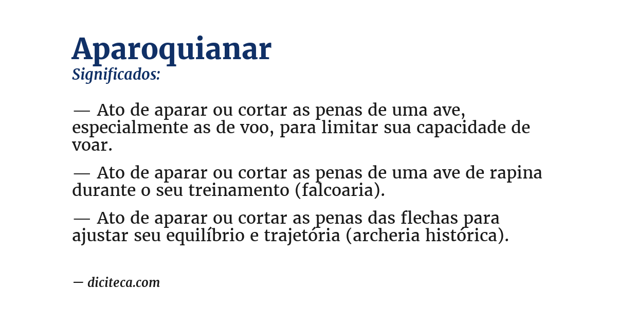 Significado de aparoquianar