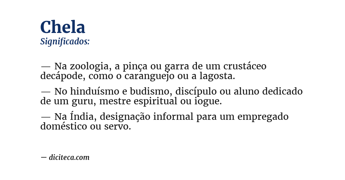 Significado de chela