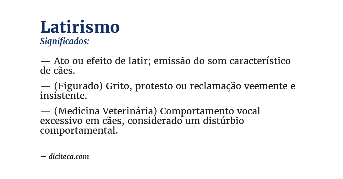 Significado de latirismo