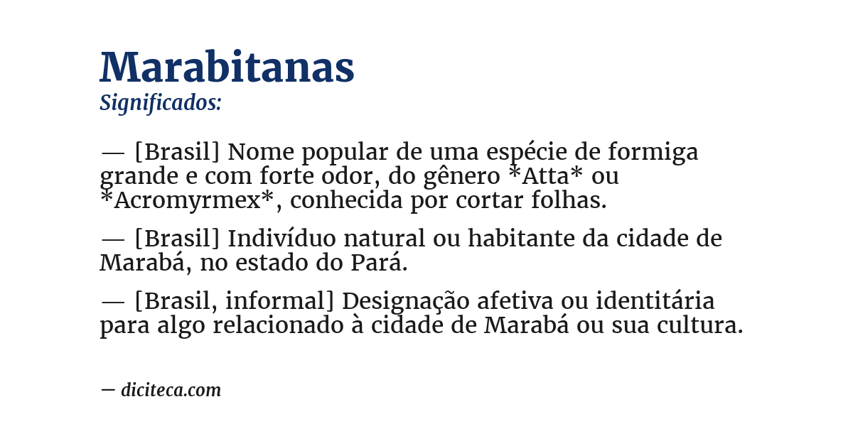 Significado de marabitanas
