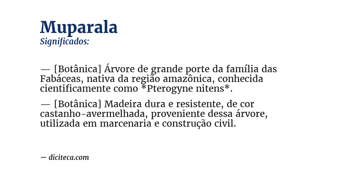 Significado de muparala