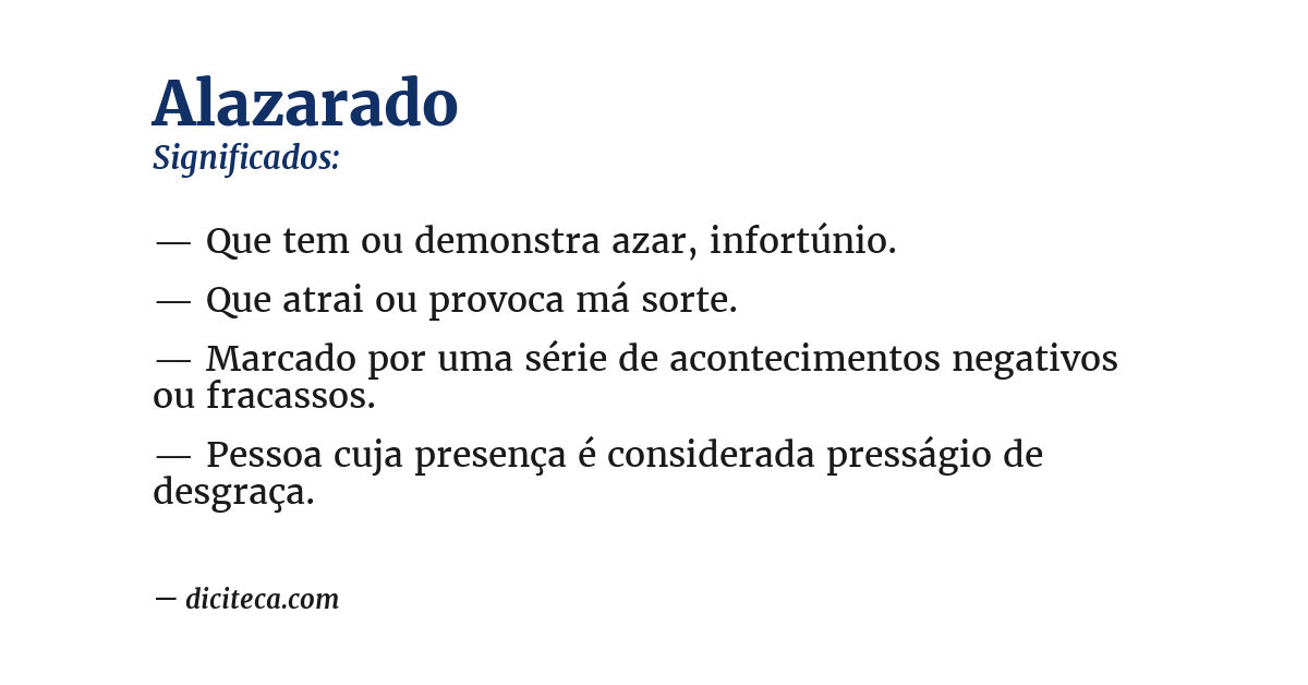 Significado de alazarado