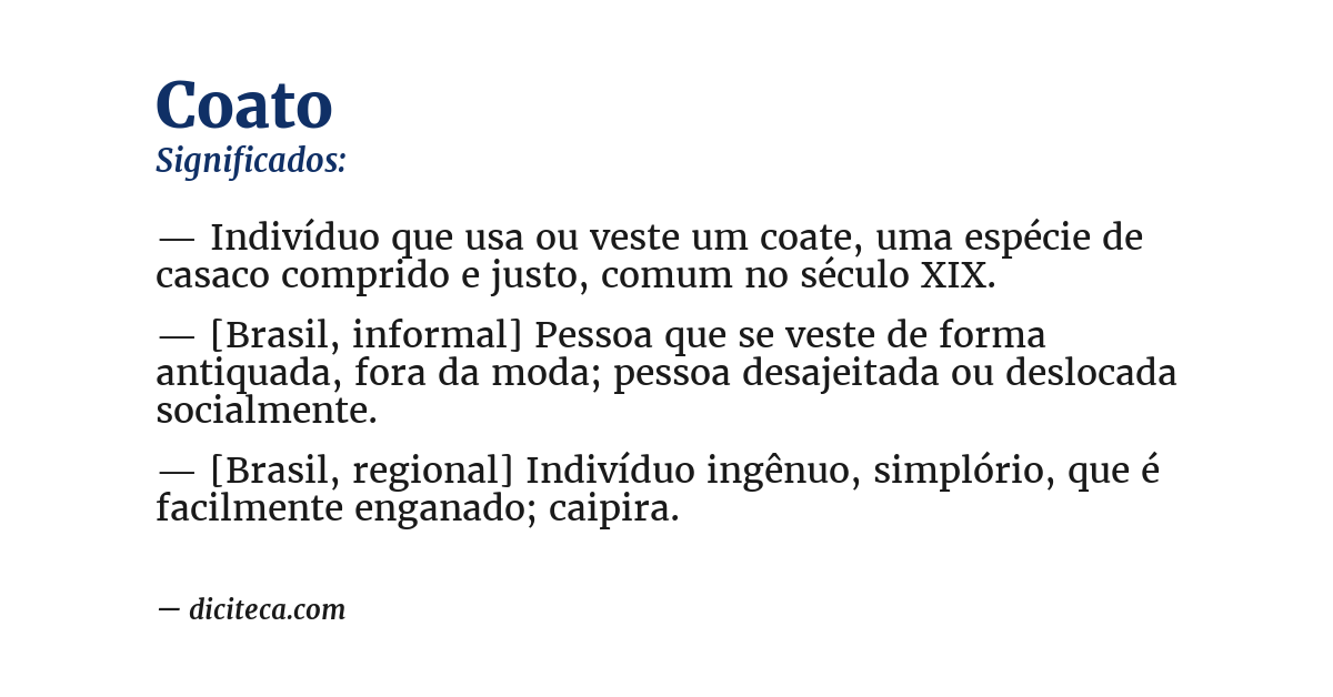 Significado de coato
