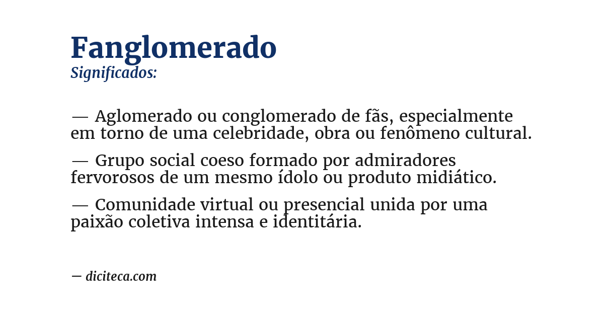 Significado de fanglomerado