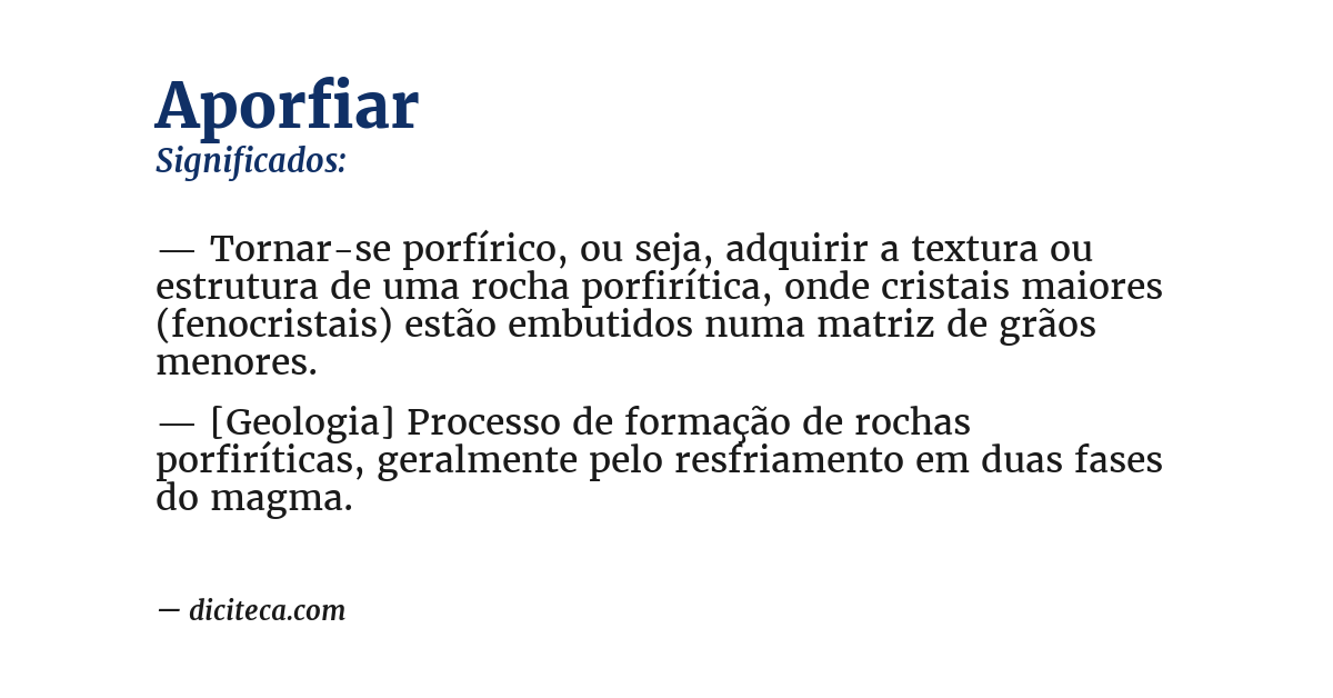 Significado de aporfiar
