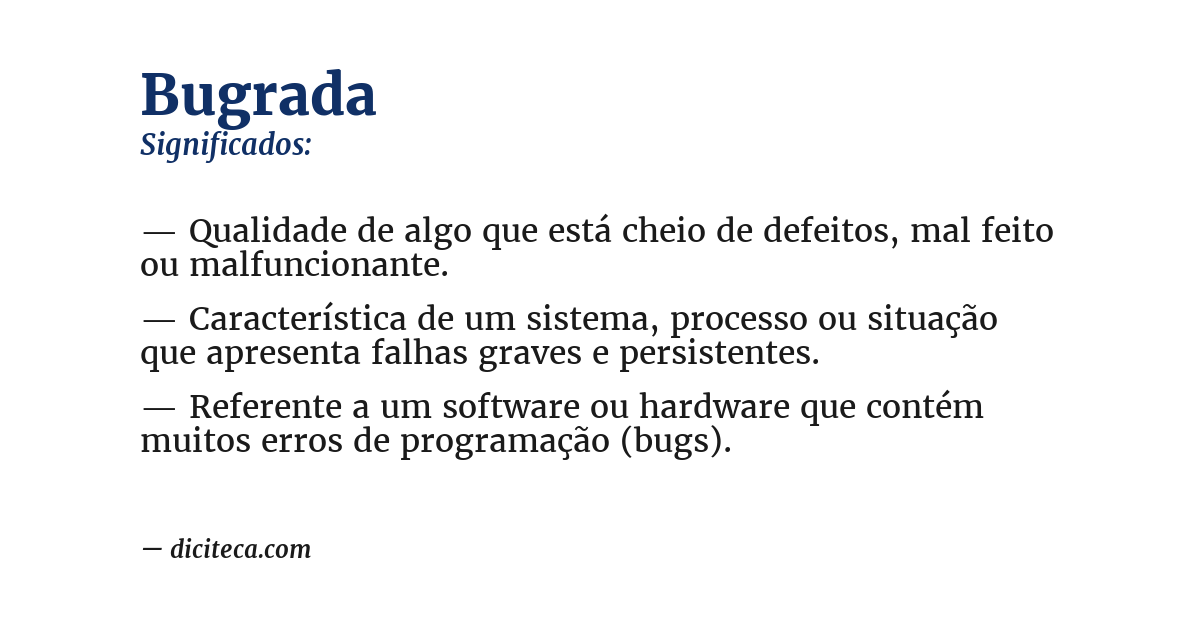 Significado de bugrada