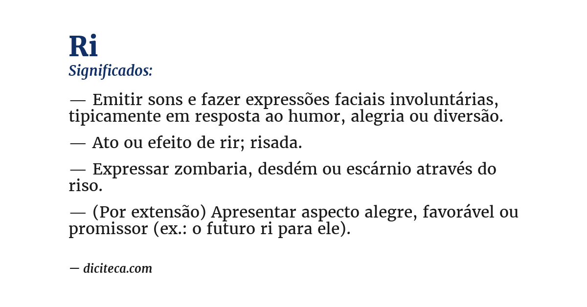 Significado de ri