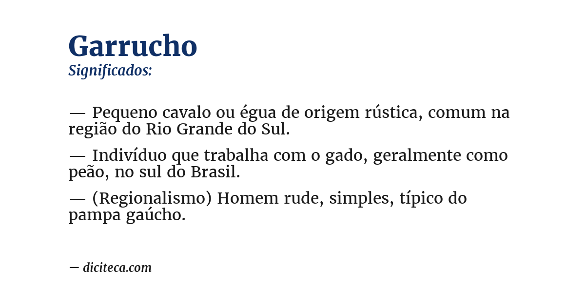 Significado de garrucho