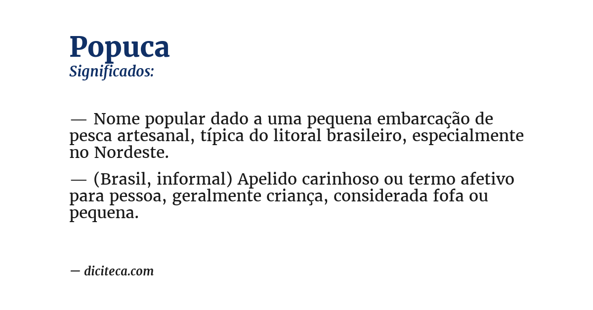 Significado de popuca