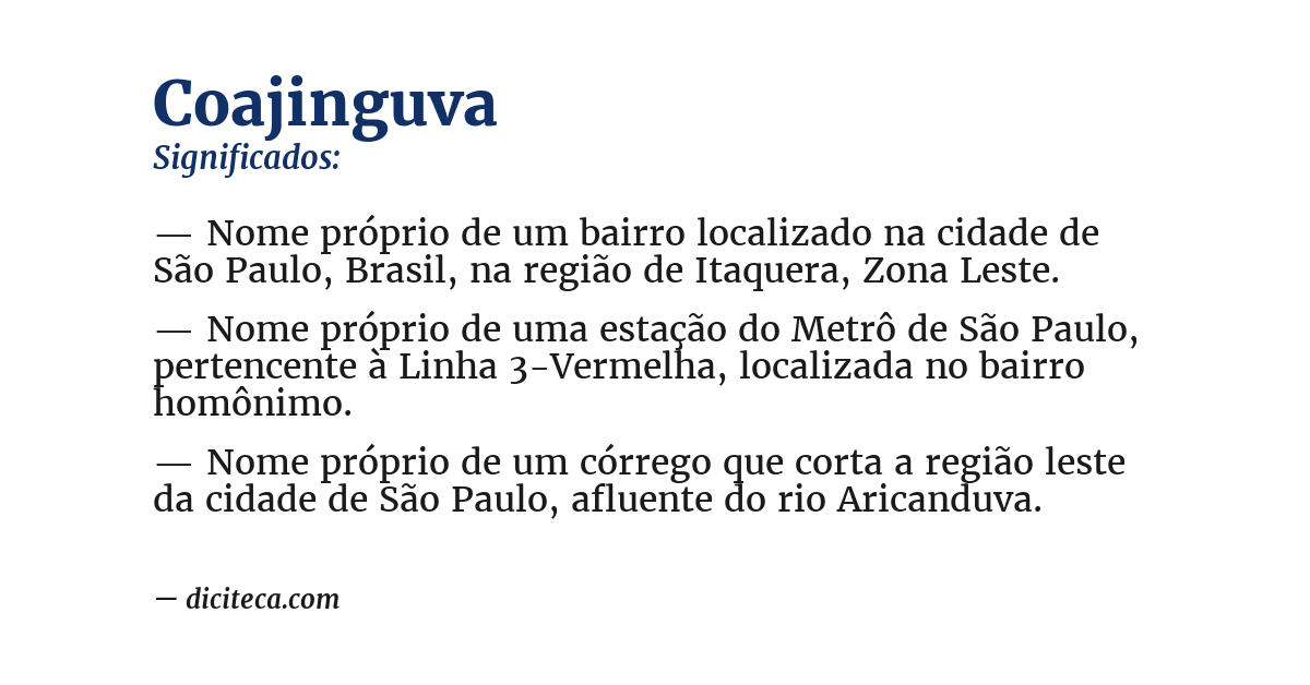 Significado de coajinguva