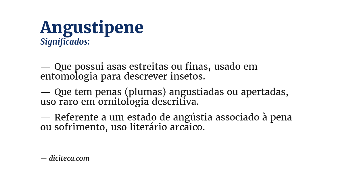 Significado de angustipene