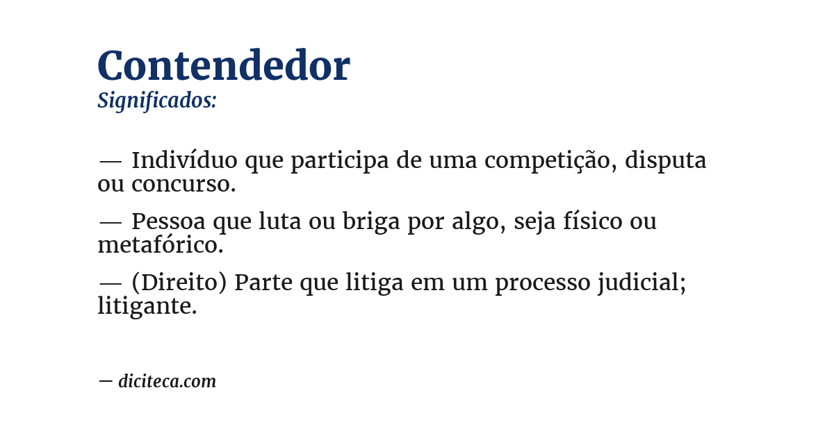 Significado de contendedor
