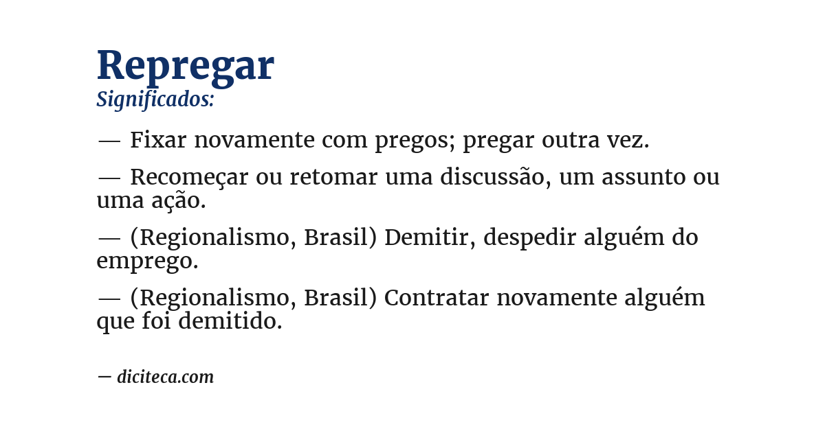 Significado de repregar