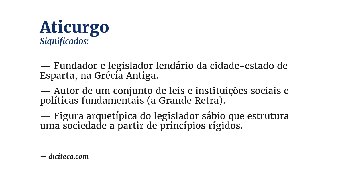Significado de aticurgo