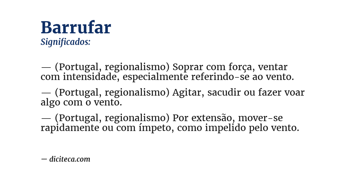 Significado de barrufar