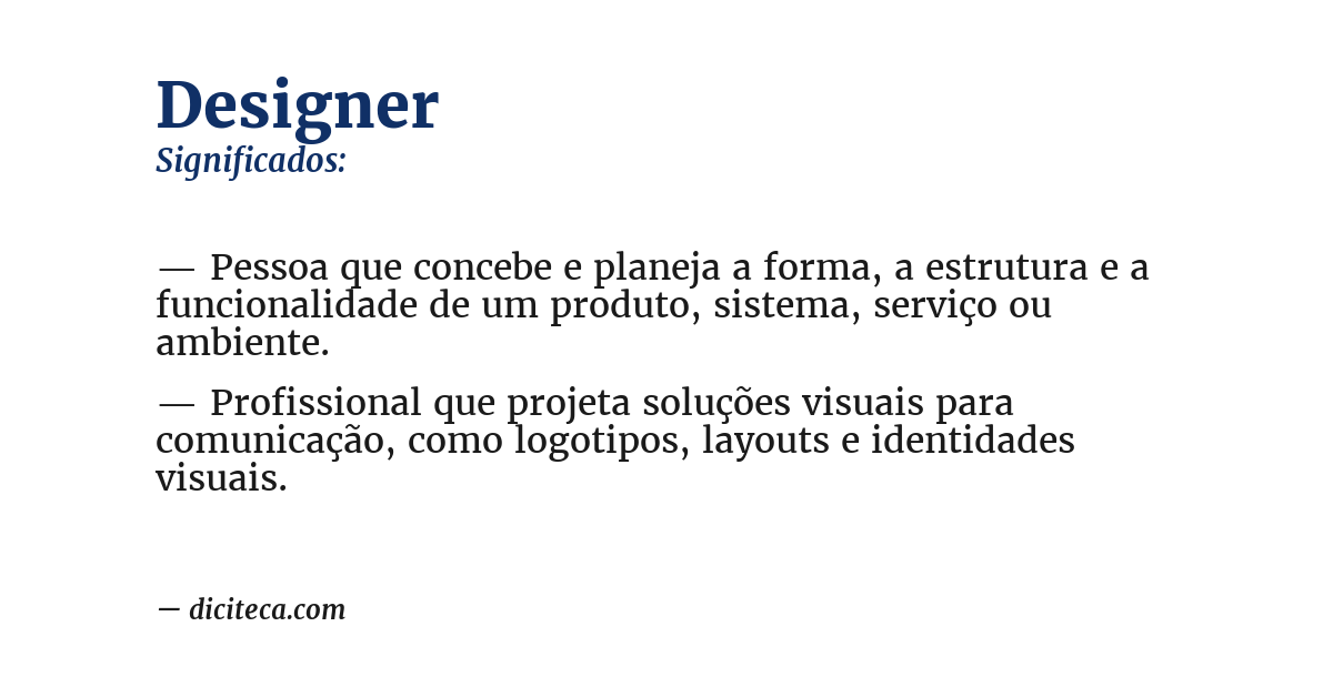 Significado de designer