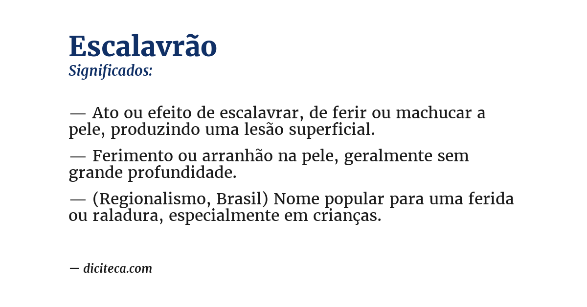 Significado de escalavrão