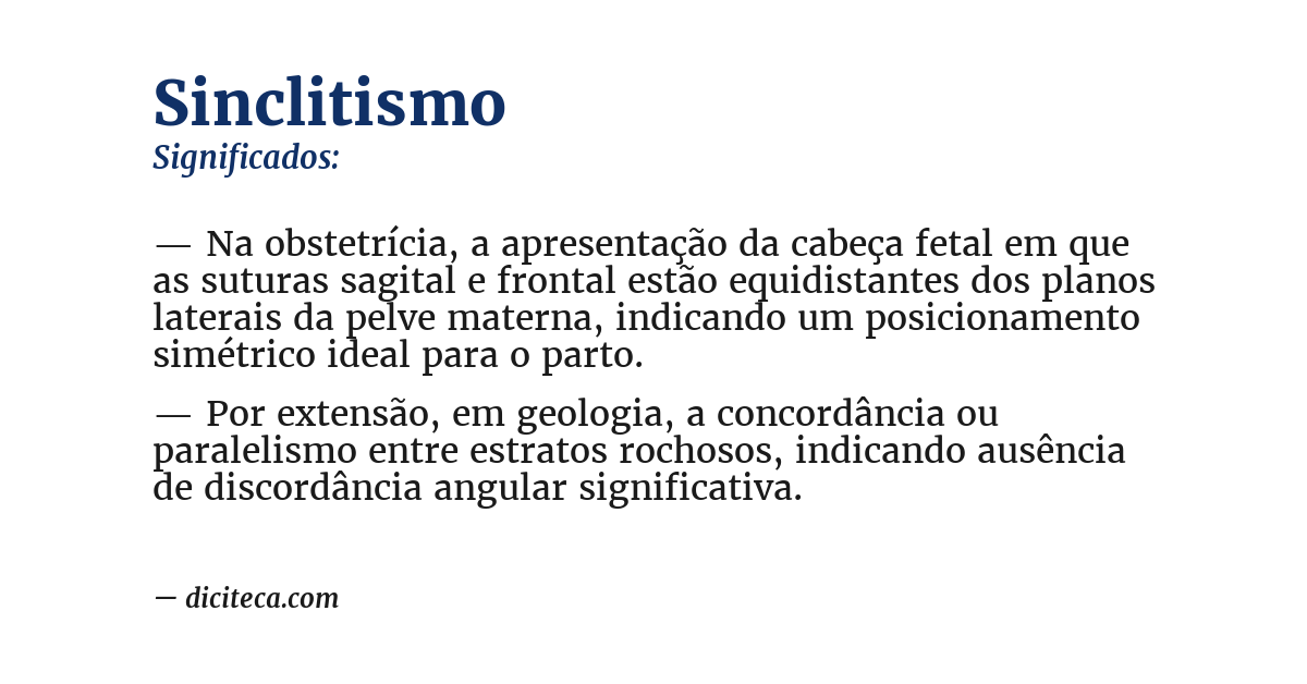 Significado de sinclitismo