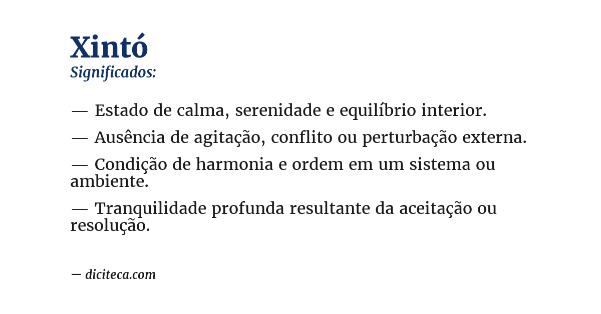Significado de xintó