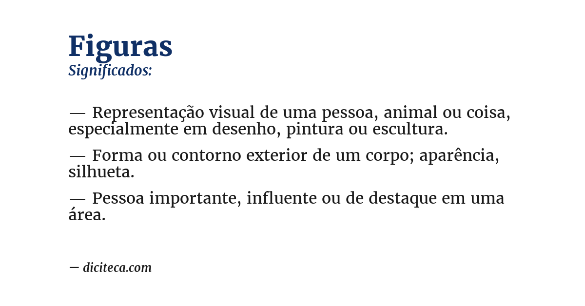Significado de figuras