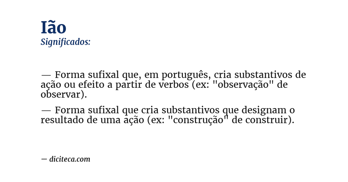 Significado de ião