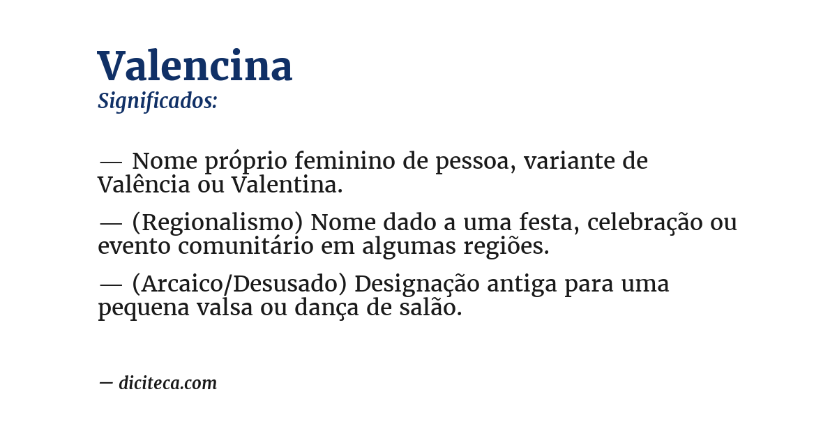 Significado de valencina