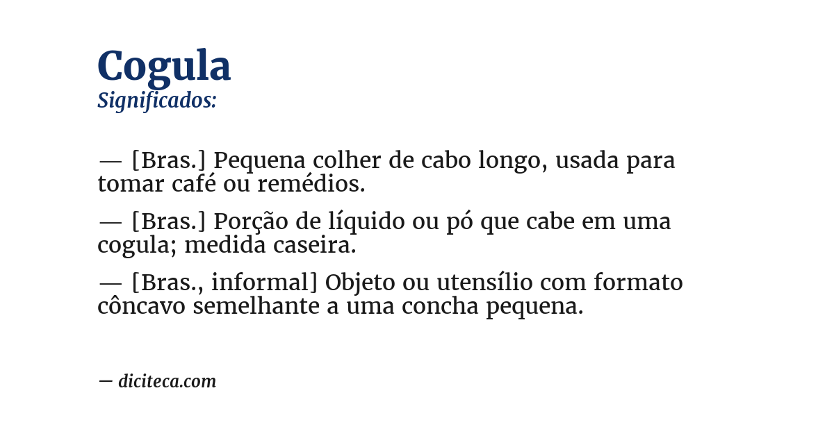 Significado de cogula