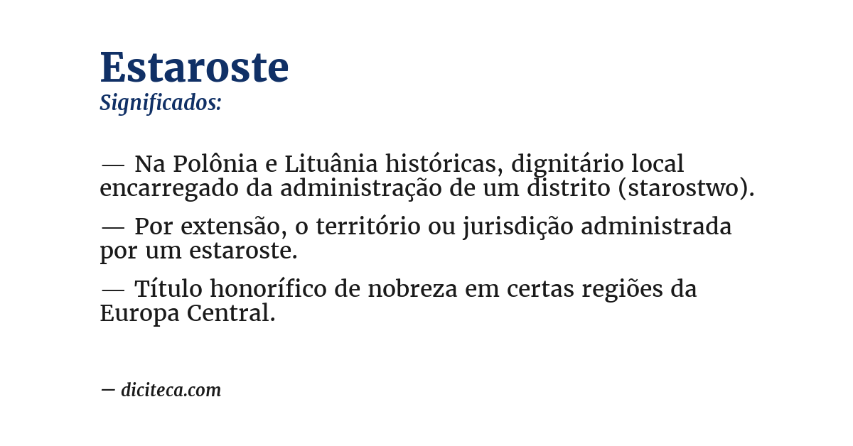 Significado de estaroste