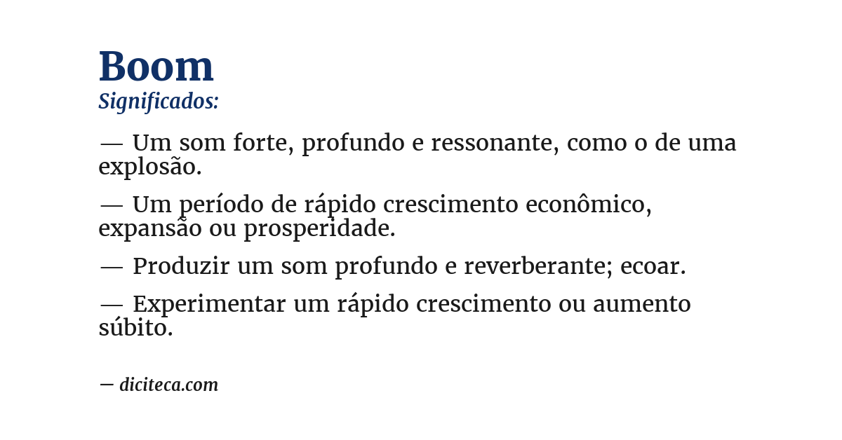 Significado de boom