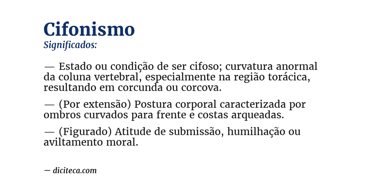 Significado de cifonismo
