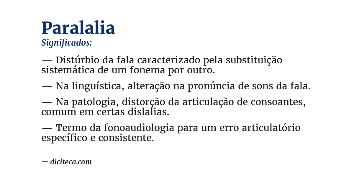 Significado de paralalia