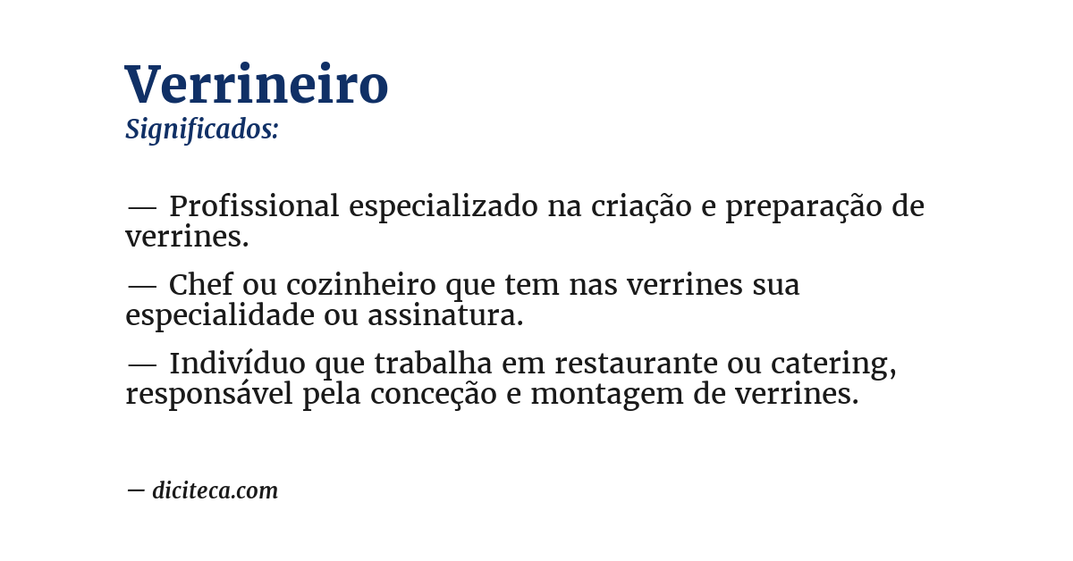 Significado de verrineiro