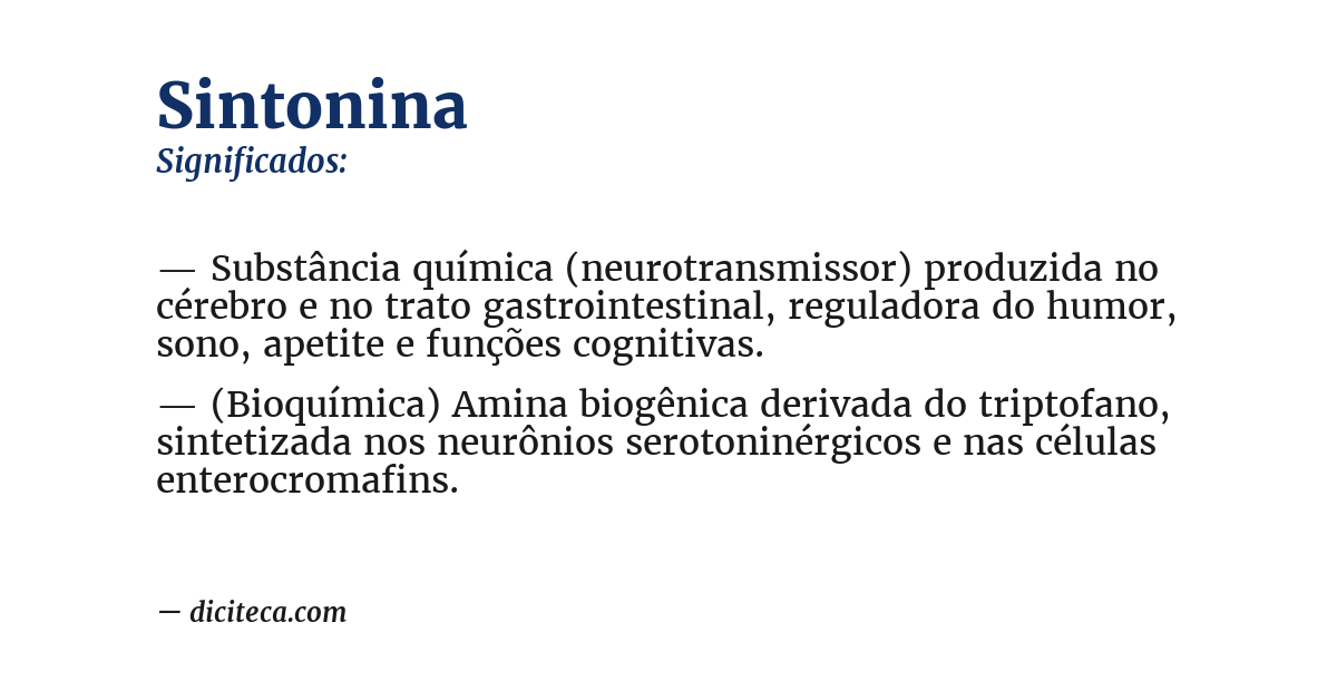 Significado de sintonina