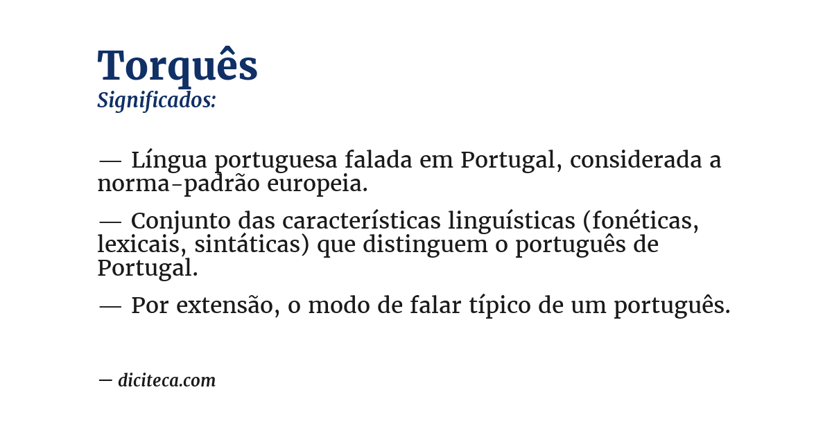 Significado de torquês