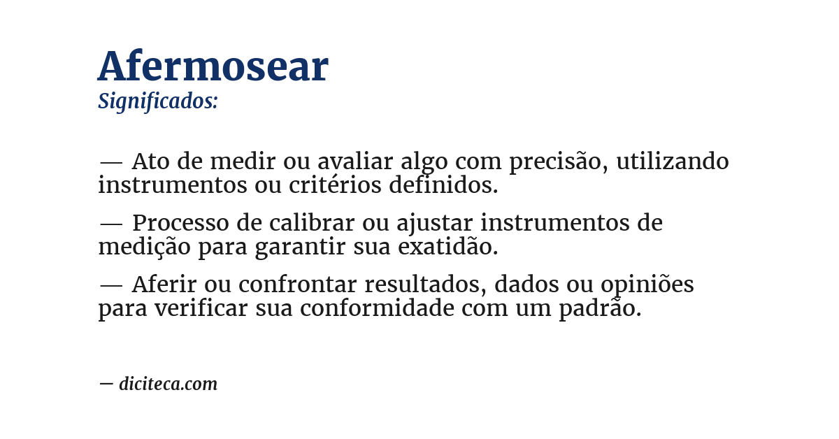 Significado de afermosear