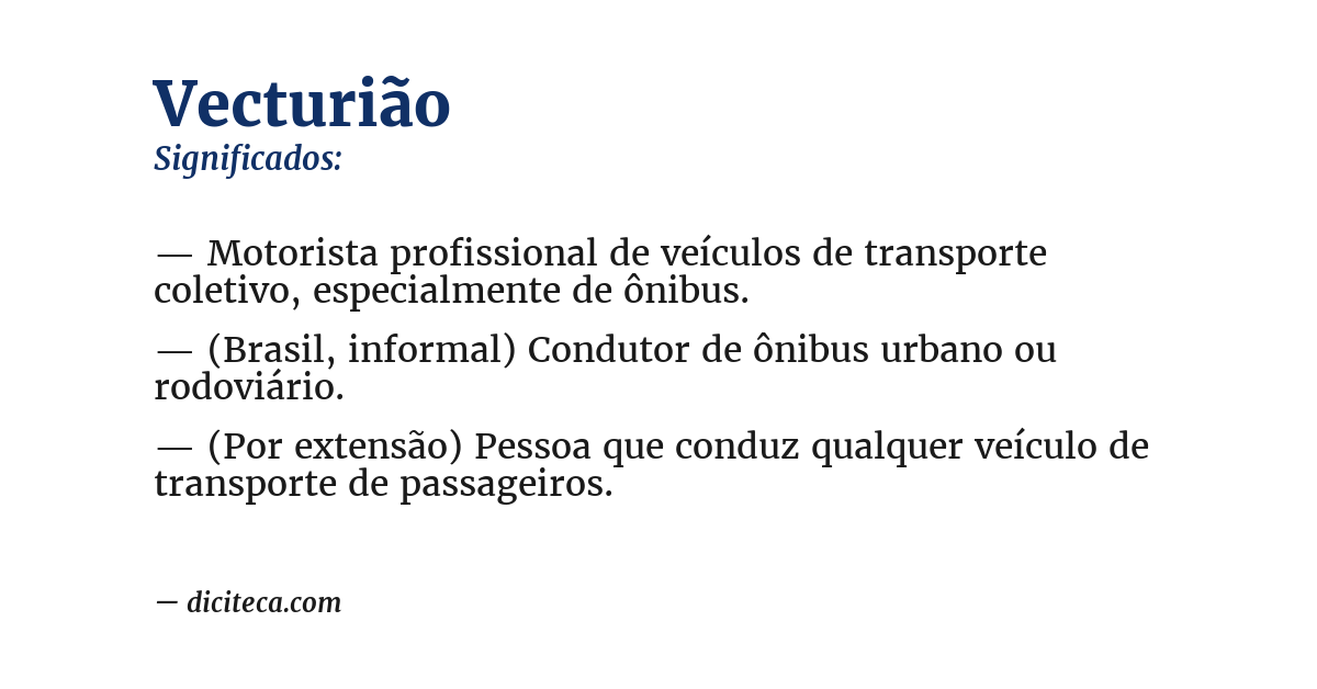 Significado de vecturião