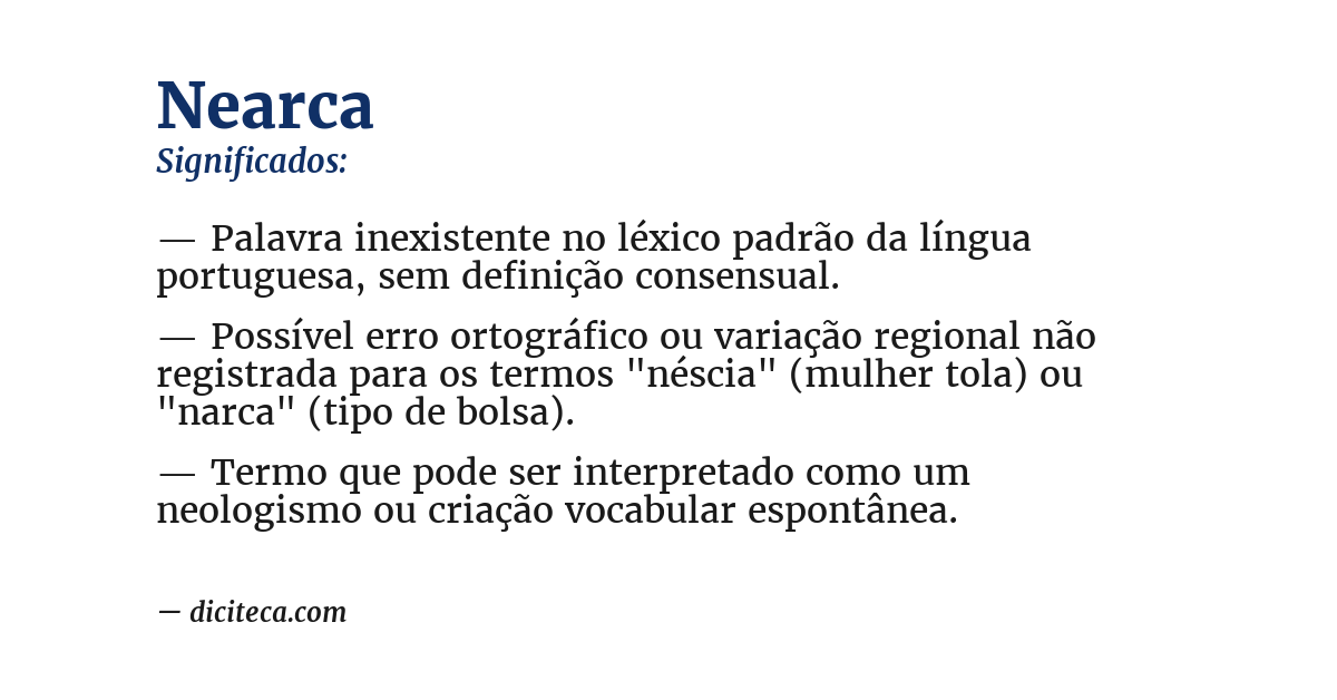 Significado de nearca