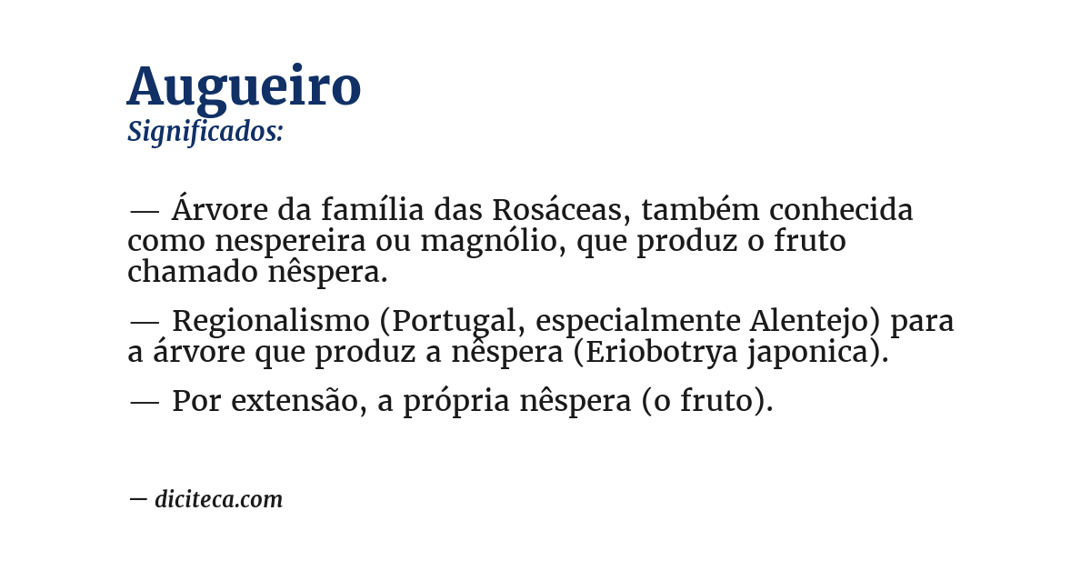 Significado de augueiro