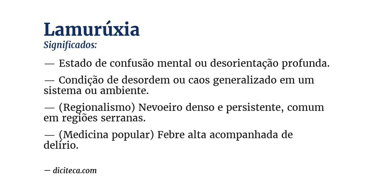 Significado de lamurúxia