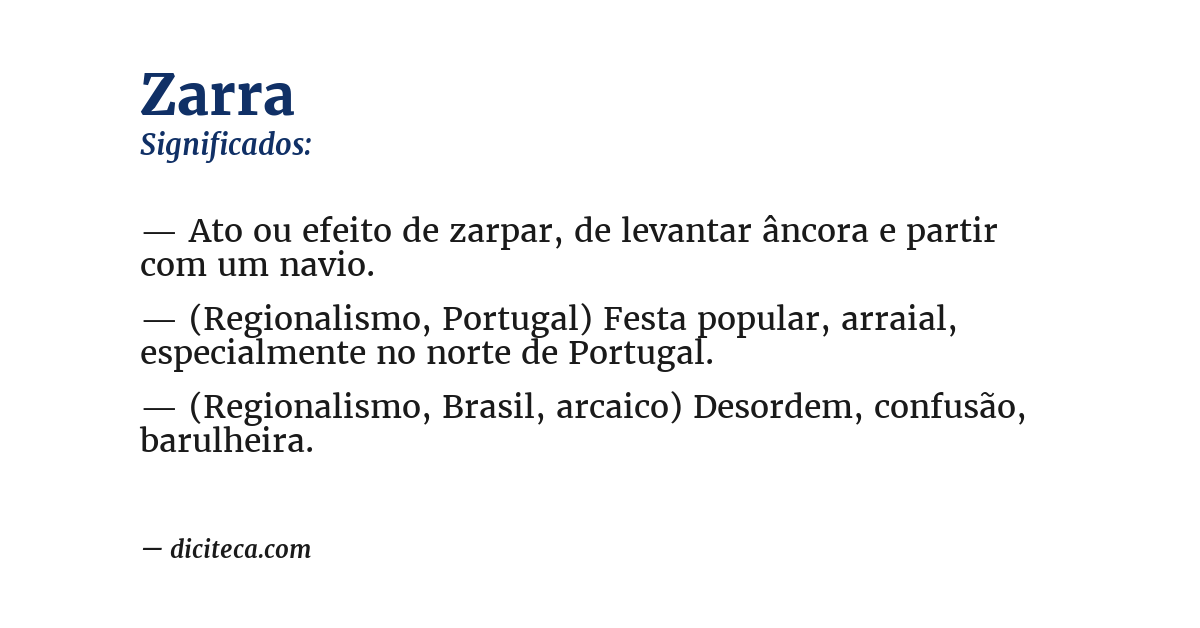 Significado de zarra