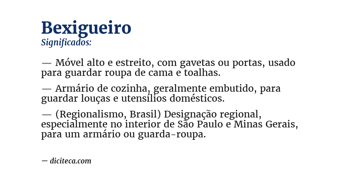 Significado de bexigueiro