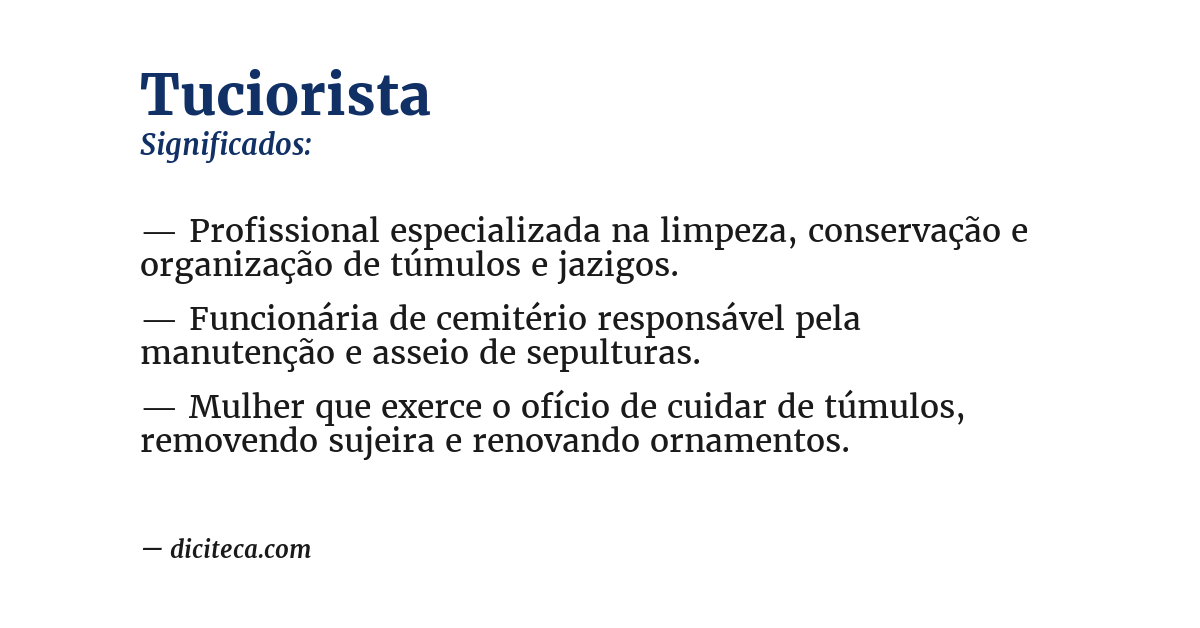 Significado de tuciorista