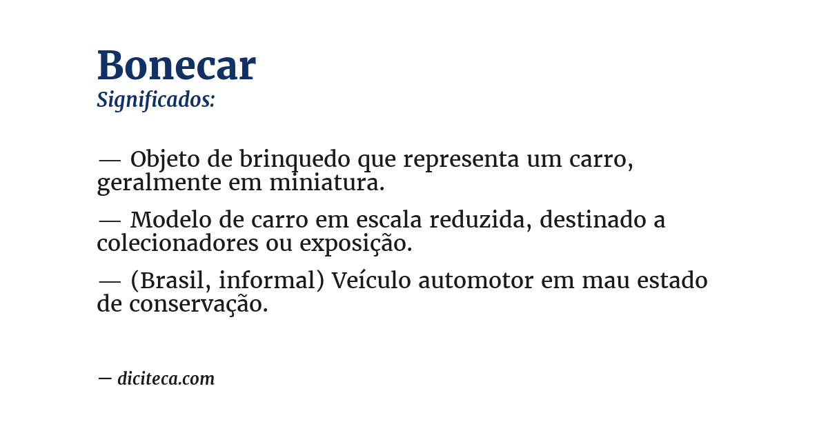 Significado de bonecar