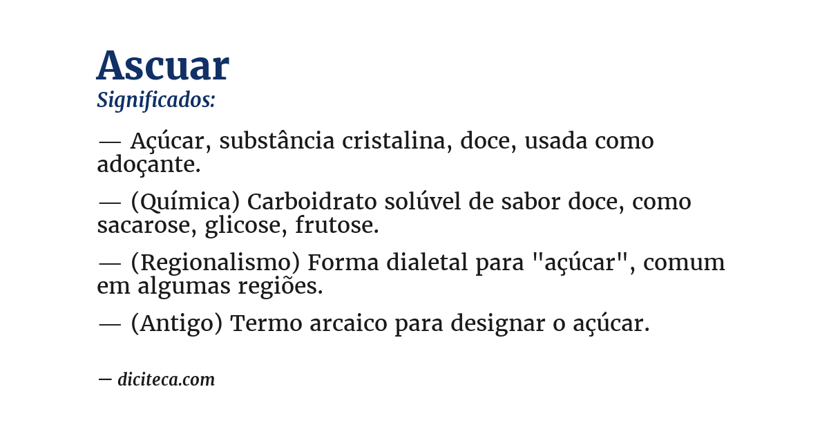 Significado de ascuar