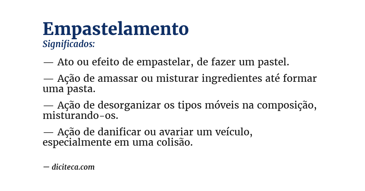 Significado de empastelamento