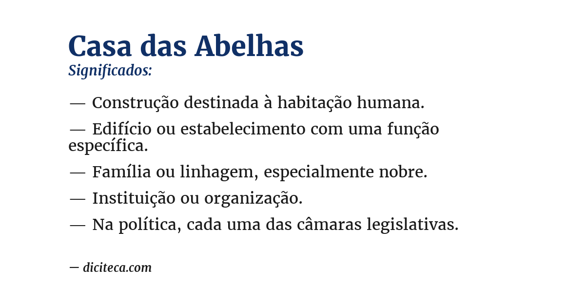 Significado de casa das abelhas